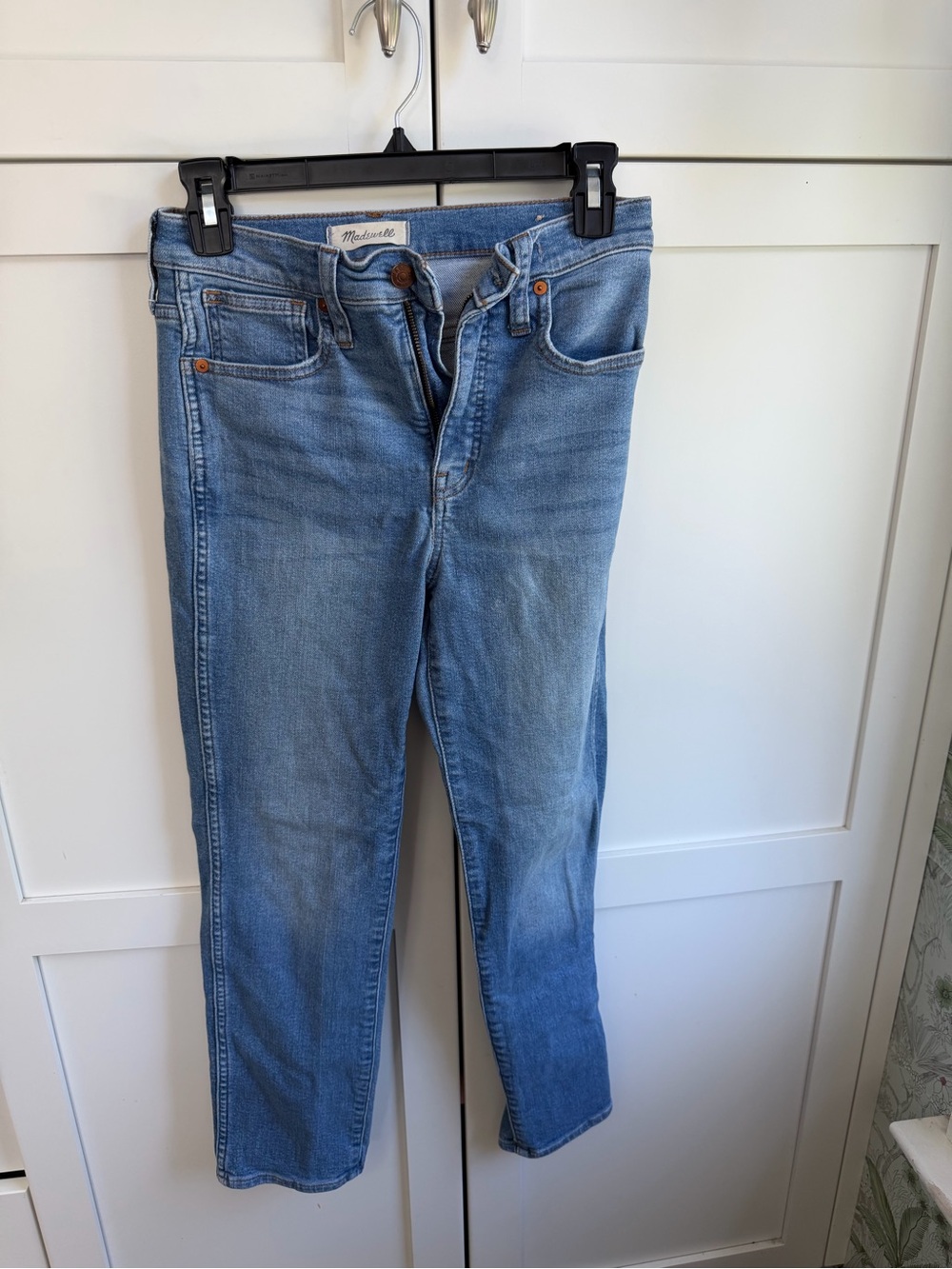 Madewell High-Rise Light Blue Slim Jeans